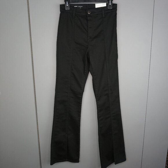 New AG Anisten High Rise Boot Cut Jeans in Black Mureau size 27 - Picture 3 of 16